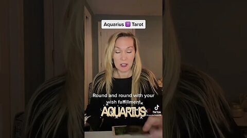 Aquarius ♒️ tarot #shorts #tarot
