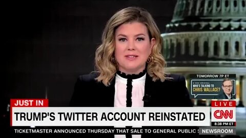 CNN Goes Into Meltdown After Donald Trump's Account is Restored on Twitter