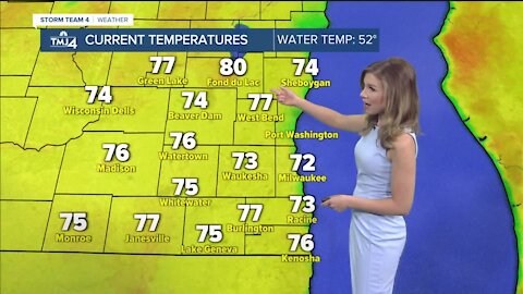 Pleasant weather continues into Wednesday