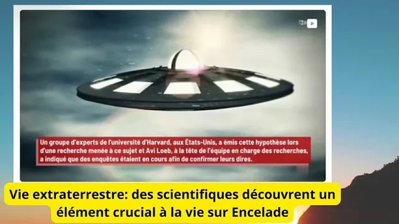 Vie extraterrestre: des scientifiques découvrent un élément crucial à la vie sur Encelade