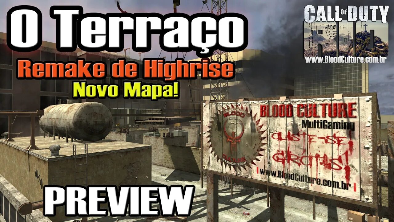 Call of Duty Rio | Preview do Mapa #29 | O Terraço (Remake de Highrise)