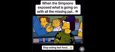 SIMPSONS : DONT EAT FASTFOOD