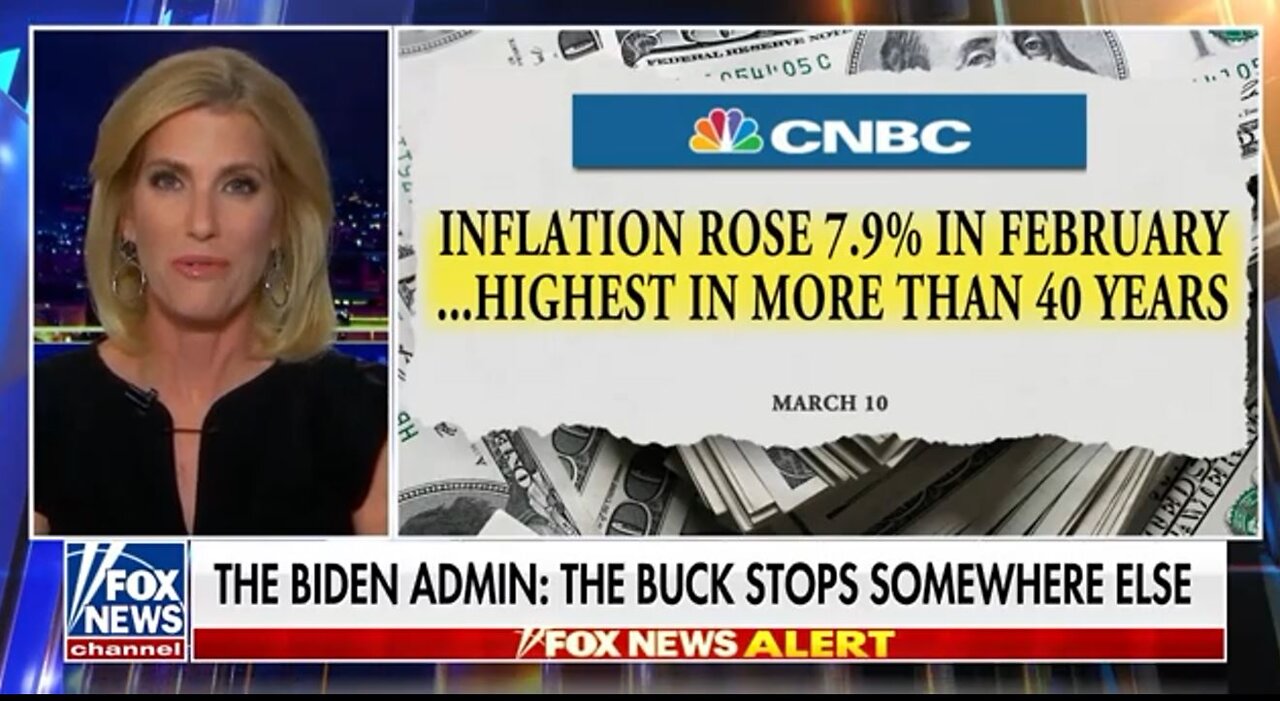Laura Ingraham: "Joe Biden's INFLATION NATION"!