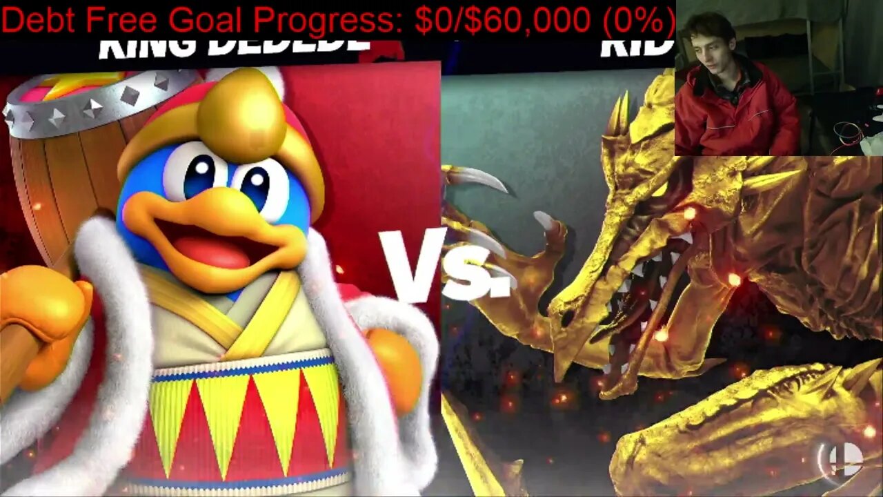 King Dedede VS Golden Ridely On Hardest Difficulty In A Super Smash Bros Ultimate Match