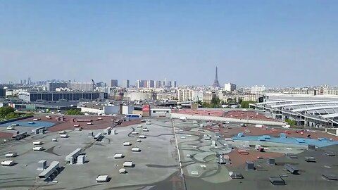 Foire de Paris LIVE VIEW OF PARIS FROM TOP OF PARIS FAIR PORT OF VERSAILLES