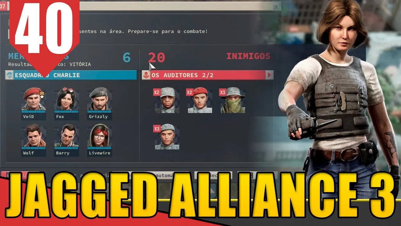 20 SOLDADOS PROFISSIONAIS - Jagged Alliance 3 #40 [Gameplay PT-BR]