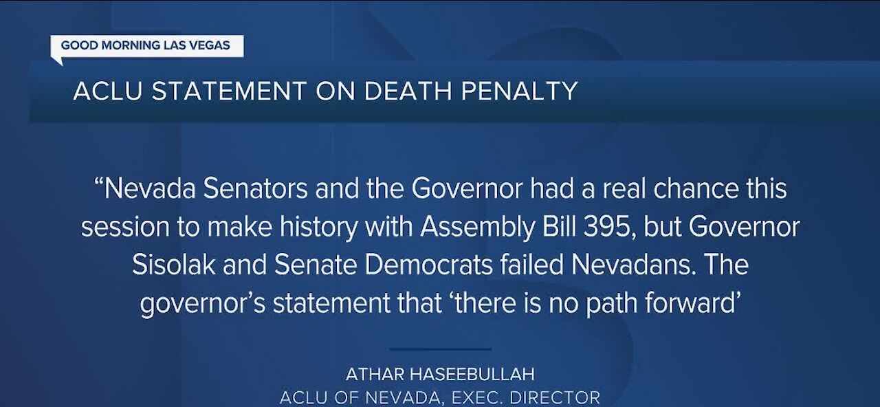 Bill to repeal death penalty in Nevada appears to be dead