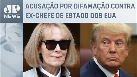 Jornalista norte-americana volta a processar ex-presidente Trump
