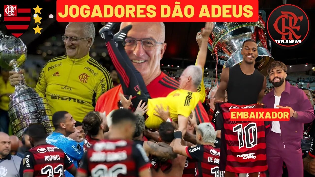 JOGADORES DÃO ADEUS DORIVAL❤🖤 NOVO EMBAIXADOR DO MENGÃO👀
