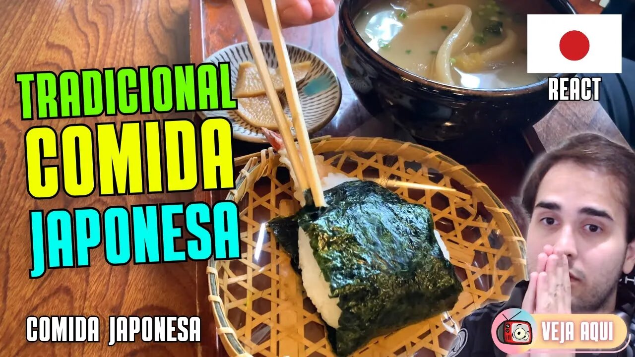 O FAMOSO e TRADICIONAL "ONIGIRI" JAPONÊS! Reagindo a COMIDAS DE RUA do JAPÃO | Veja Aqui Reacts