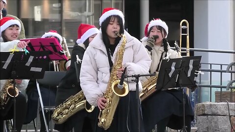 【BFJO高砂高校ジャズバンド部】にぎわい広場クリスマス・イヴイヴ・コンサート2022①14時
