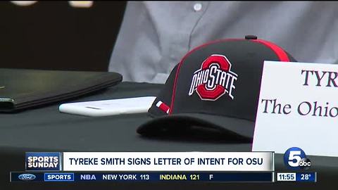 Cleveland Heights HS's Tyreke Smith signs letter of intent with Buckeyes, credits family for success