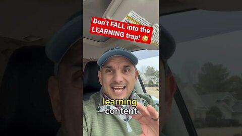 Don’t FALL into the LEARNING w/o DOING trap! #christianmotivation #shorts #takeaction
