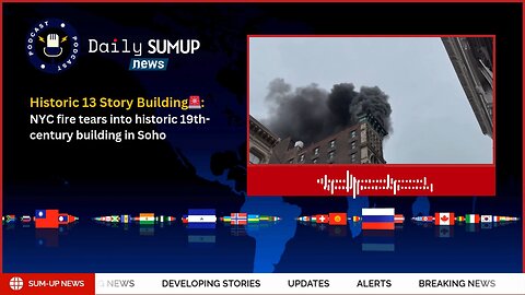 Massive Fire Devastates Historic 19th-Century Building in Soho