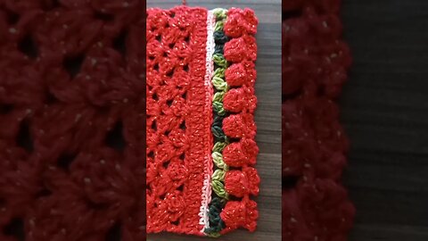 Trilho de Natal 🎅🤶 Vídeo#croche #artesanato #crochetandoamor #crochetandocomamor #crochetando