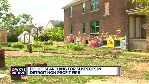 A Detroit non-profit's house set on fire, police suspect arson