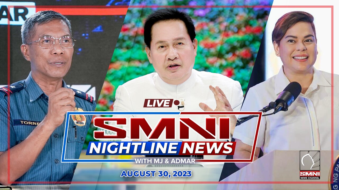 SMNI Nightline News with Admar Vilando & MJ Mondejar | August 30, 2023