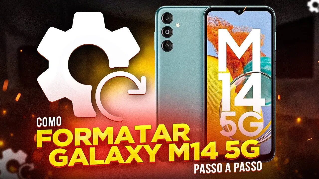 VOANDO!! Como FORMATAR GALAXY M14 5G