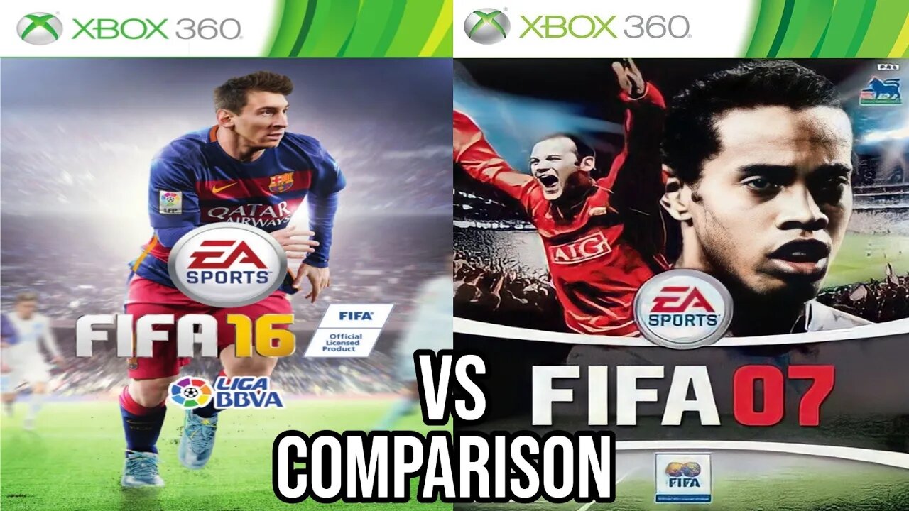 FIFA 16 Vs FIFA 07 Xbox 360