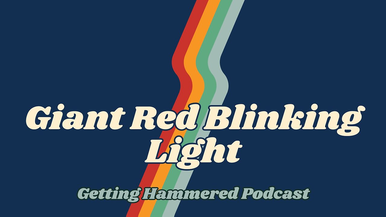 Giant Red Blinking Light