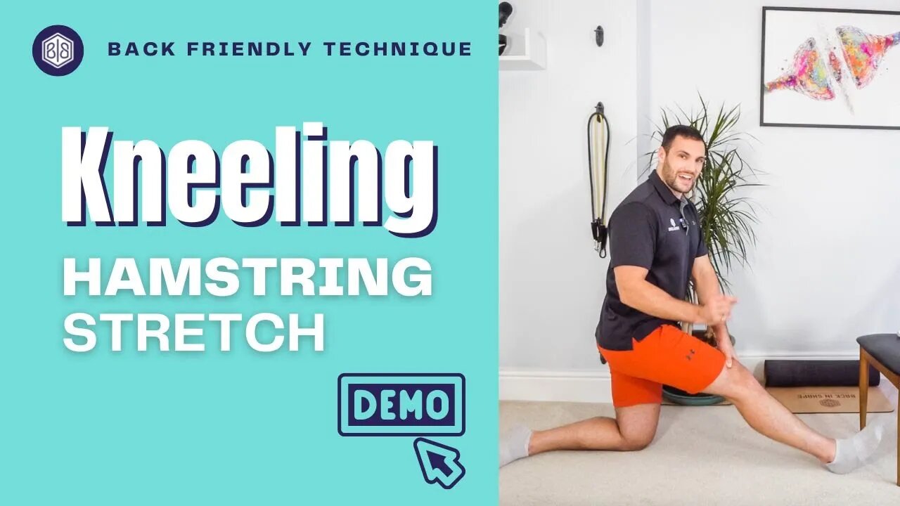 How To Do A Kneeling Hamstring Stretch If You Have Back Pain