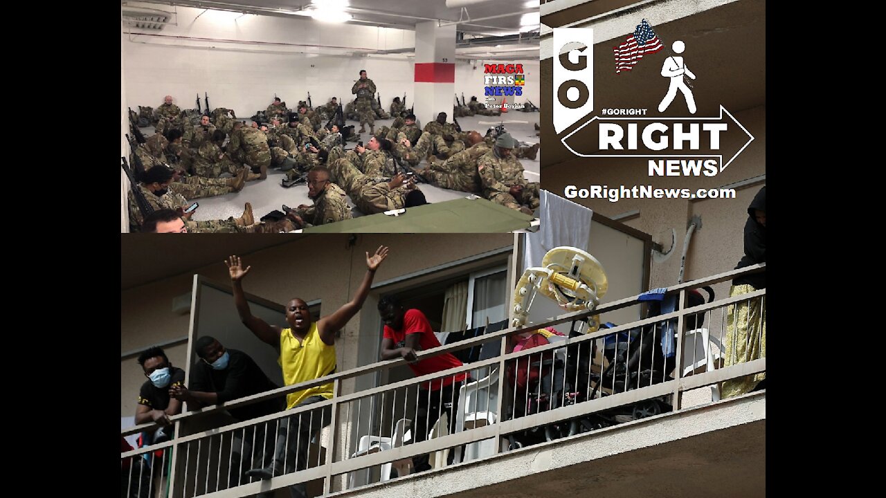 Outrage as the National Guard Sleeping In Parking Garage While Illegal Stay In Hotels