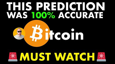 #BITCOIN COULD END THE RUN SOON IF THIS PREDICTION CONTINUES TO PLAY OUT