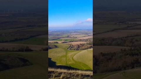 English Countryside - Impressive Views at White Horse Hill UFFINGTON