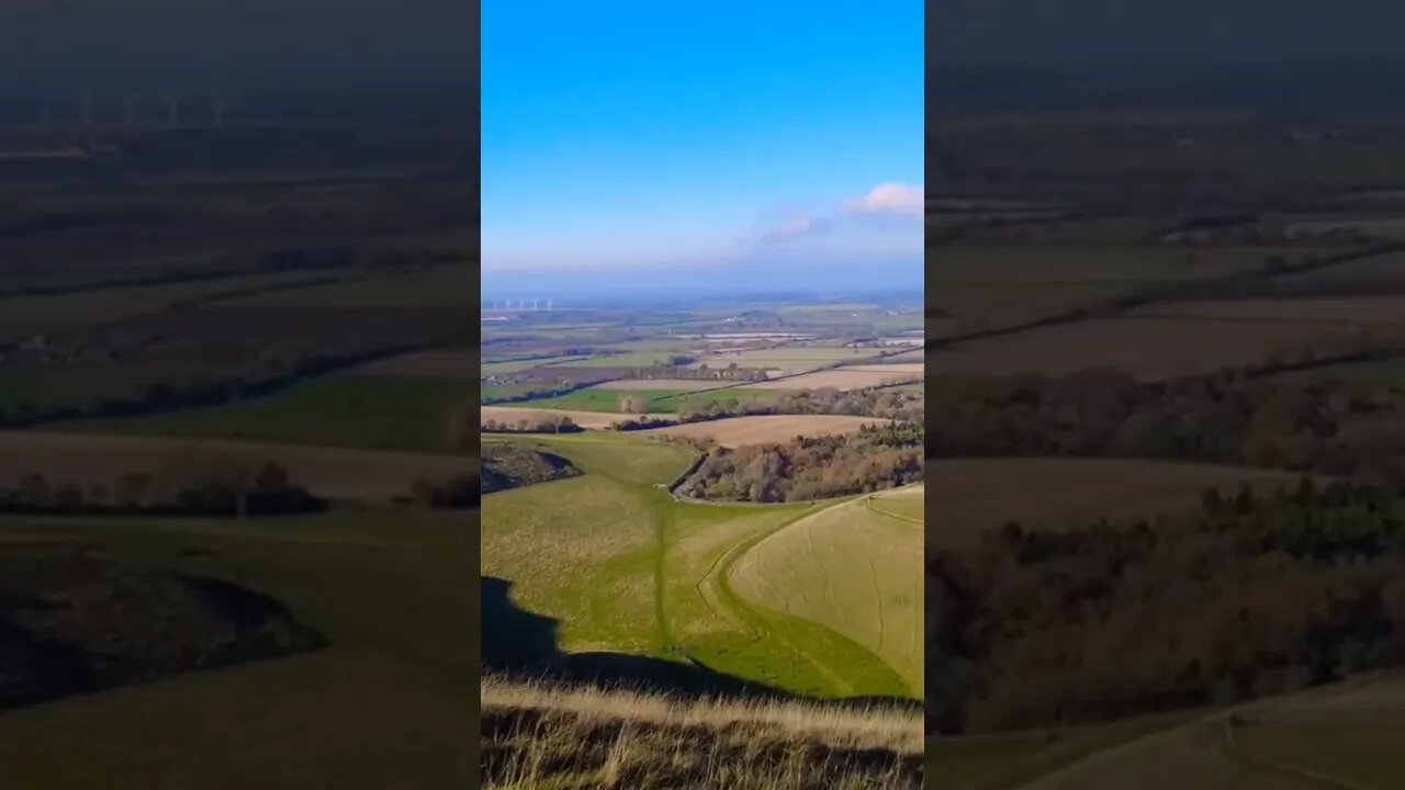 English Countryside - Impressive Views at White Horse Hill UFFINGTON