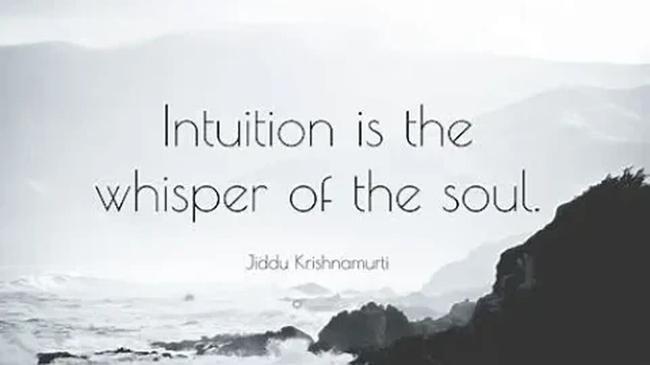 Let Intuition Lead You (following that gut feeling/the voice inside) #intuition #truth #wisdom