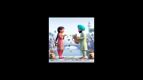 Tera Batuao Nota naal Full aa (Punjabi Love Animation)