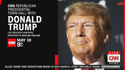 CNN promoting Trump town hall as if he's a normal person