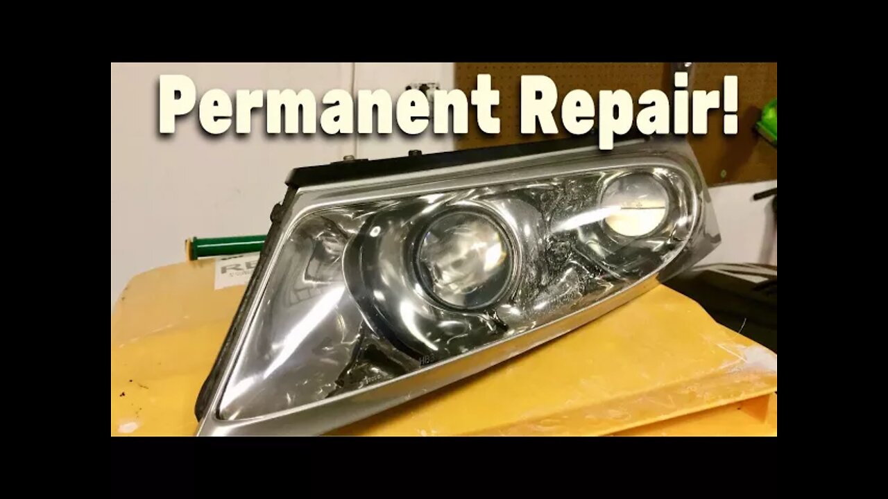 How to restore cloudy headlights