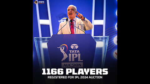 IPL 2024 के लिए 1166 खिलाड़ियों ने रजिस्ट्रेशन कराया है #ipl2024 #ipl #ipl2023 #cricket #cricketnews