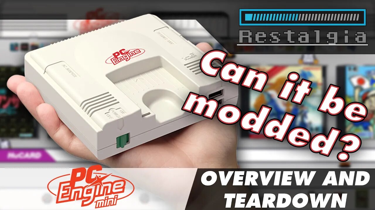 PC Engine Mini... Can We Mod It? My Thoughts, Full Overview and Teardown