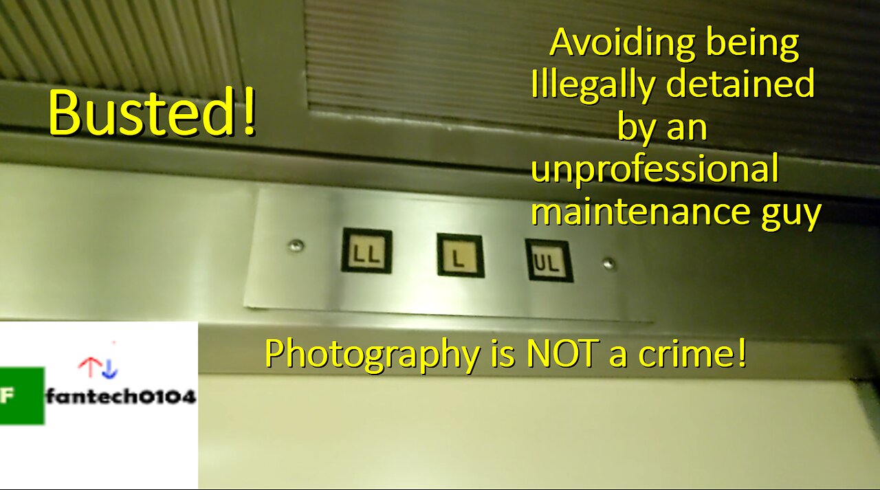 Busted for photography! Avoiding being illegally detained from an unprofessional maintenance guy