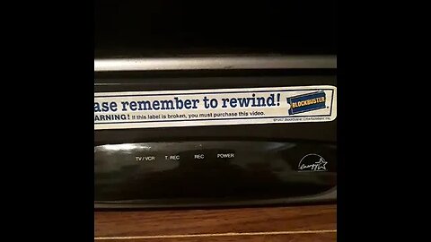 When rewinding a tape was our only real concern