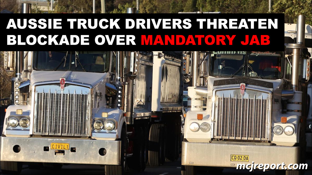 Aussie truck drivers threaten blockade