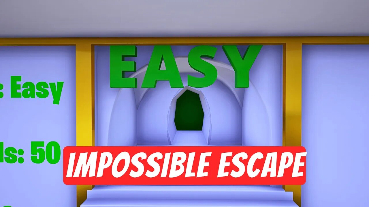 Impossible Escape Room Easy Difficulty ( Easy Solution )