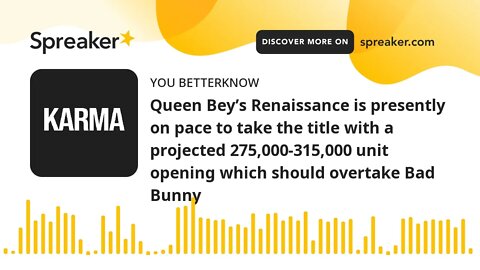 Queen Bey’s Renaissance is presently on pace to take the title with a projected 275,000-315,000 unit