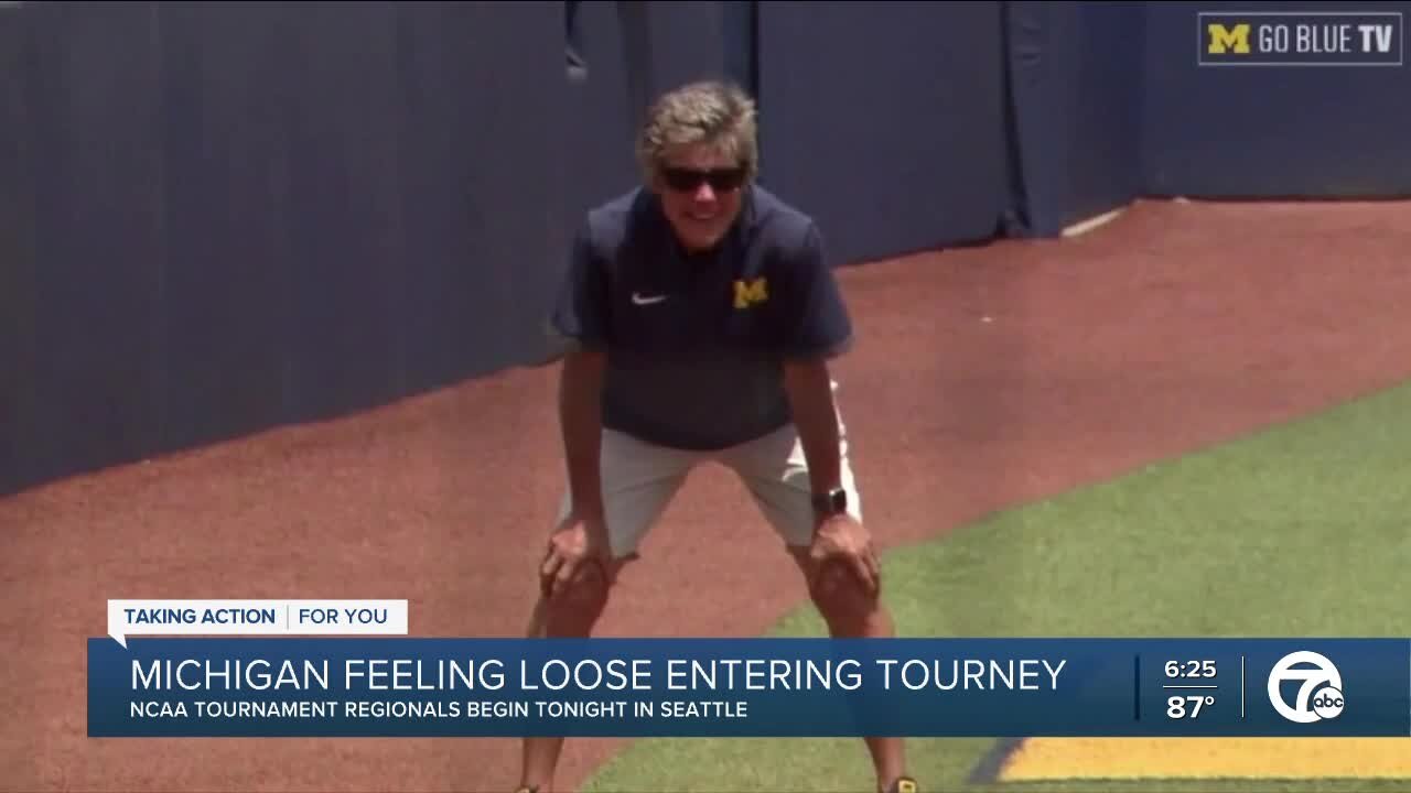 Michigan feeling loose entering NCAA Softball Tournament