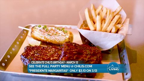 Chilis Birthday Celebration Today 3.13