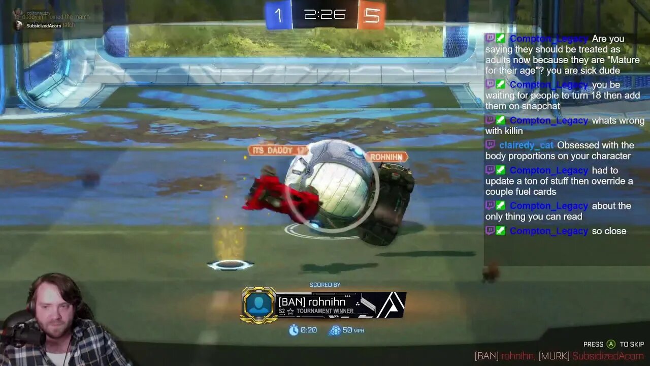 Rocket League with my Bro.