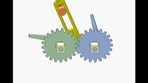 3119 Reverse gear drive with dwell