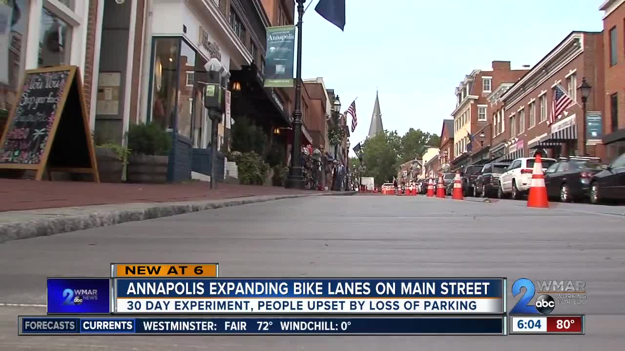 Annapolis expanding bike lanes on Main Street