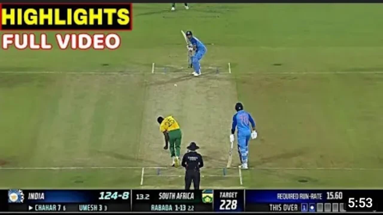 IND vs SA 3rd T20 Match | full Highlights match 2022