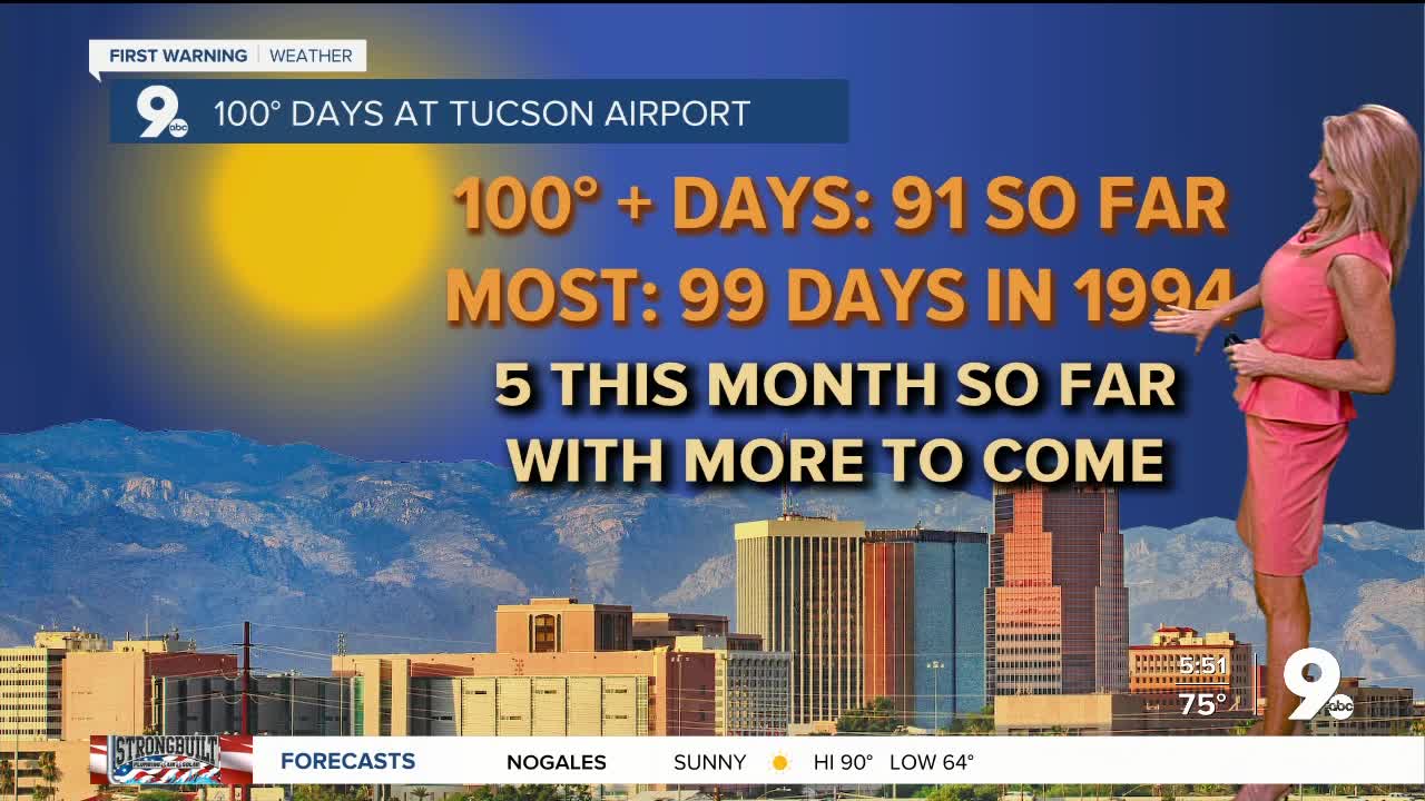 More triple-digits in the forecast