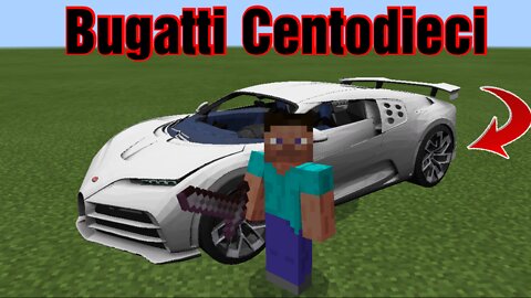 INSANE BUGGATI IN MINECRAFT PE