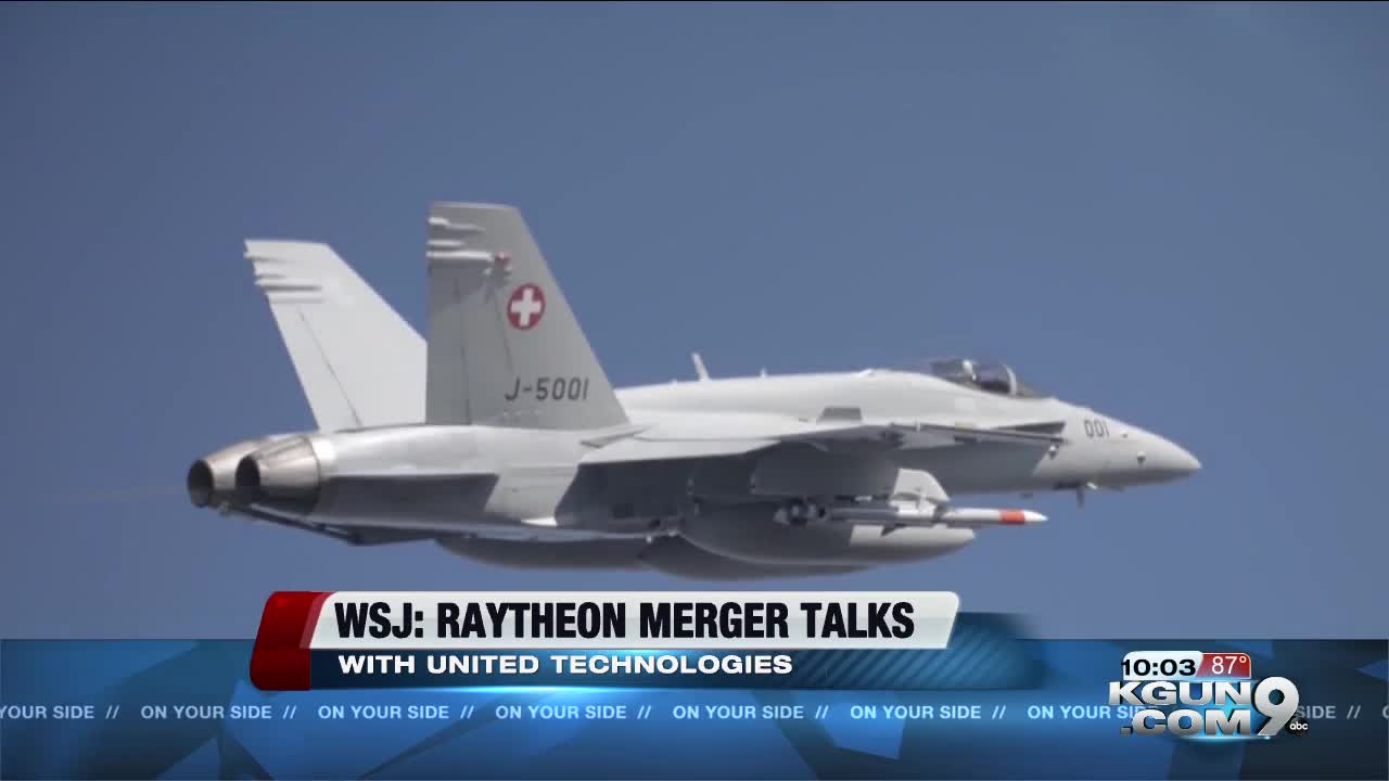 Raytheon and United Technologies talk merger