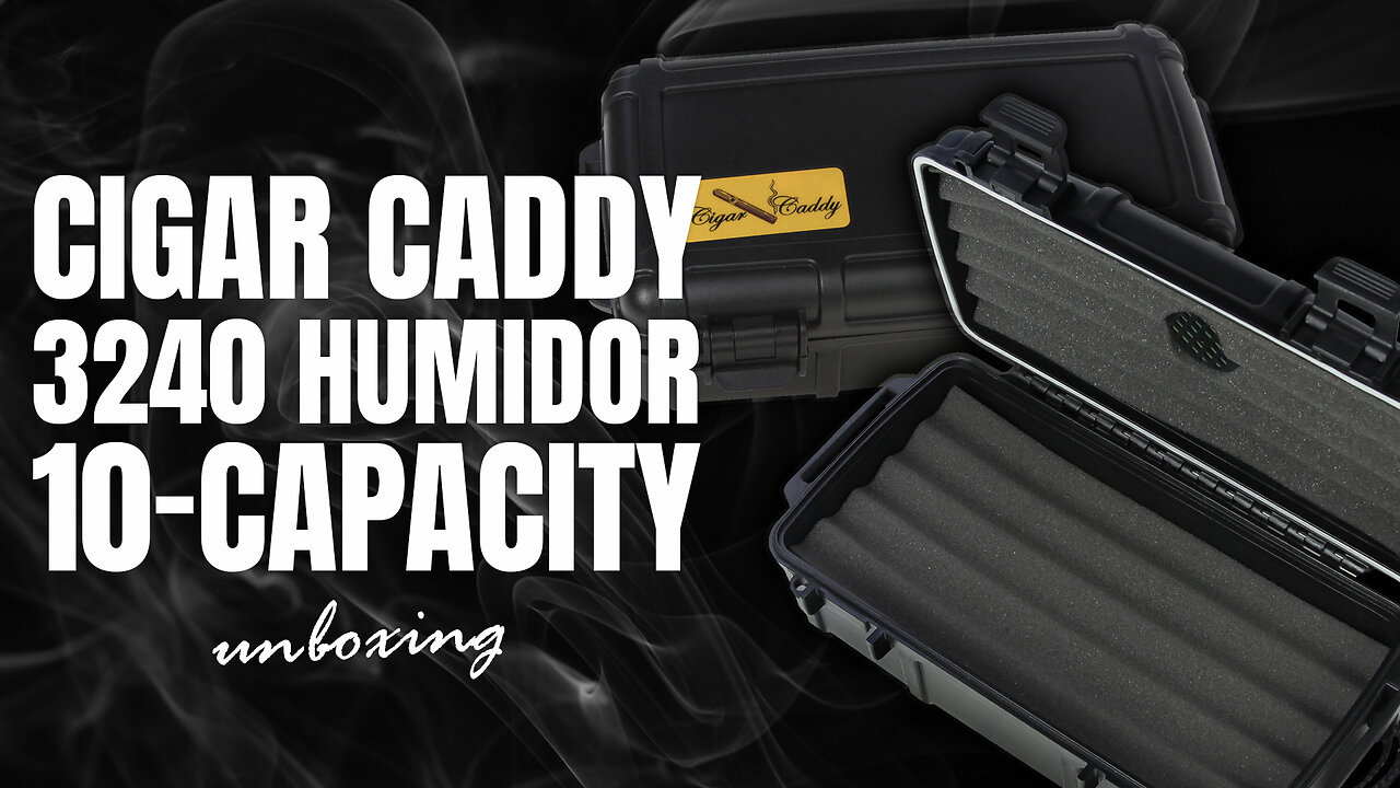 Cigar Caddy 3240 Humidor 10 Capacity unboxing